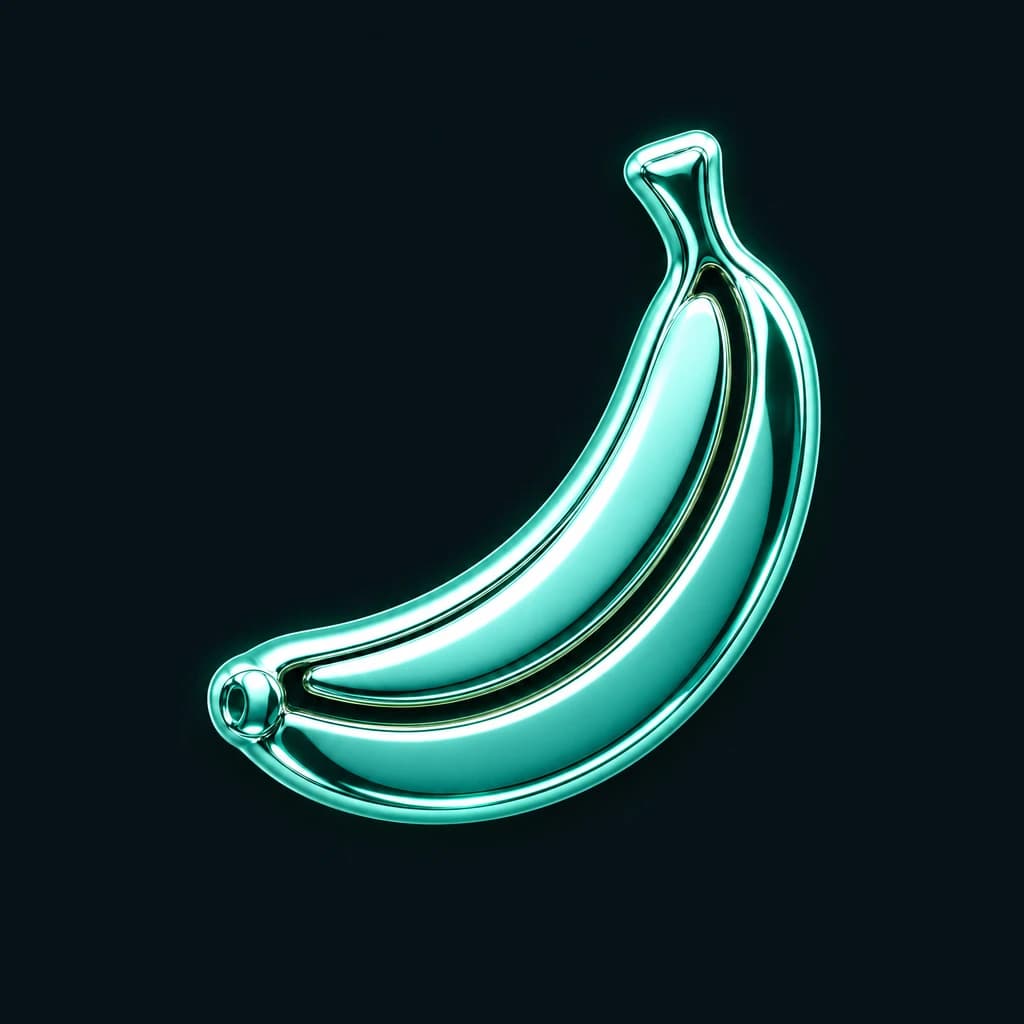 the cyan chrome banana
